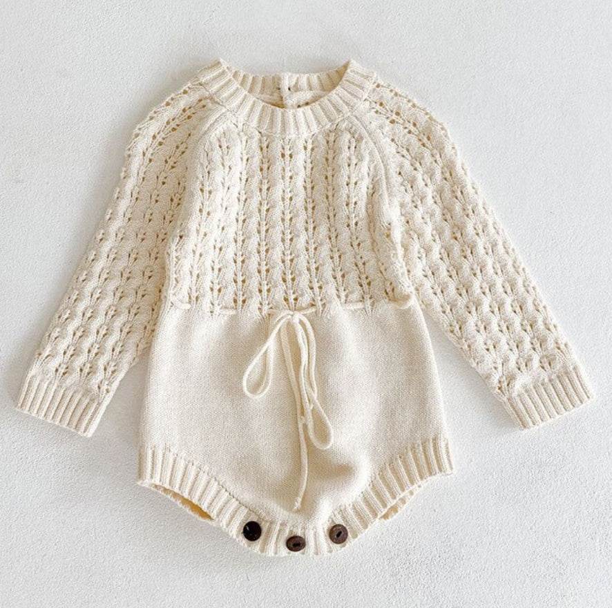 Adorable Baby Girl Knitted Long Sleeve - Farazirra