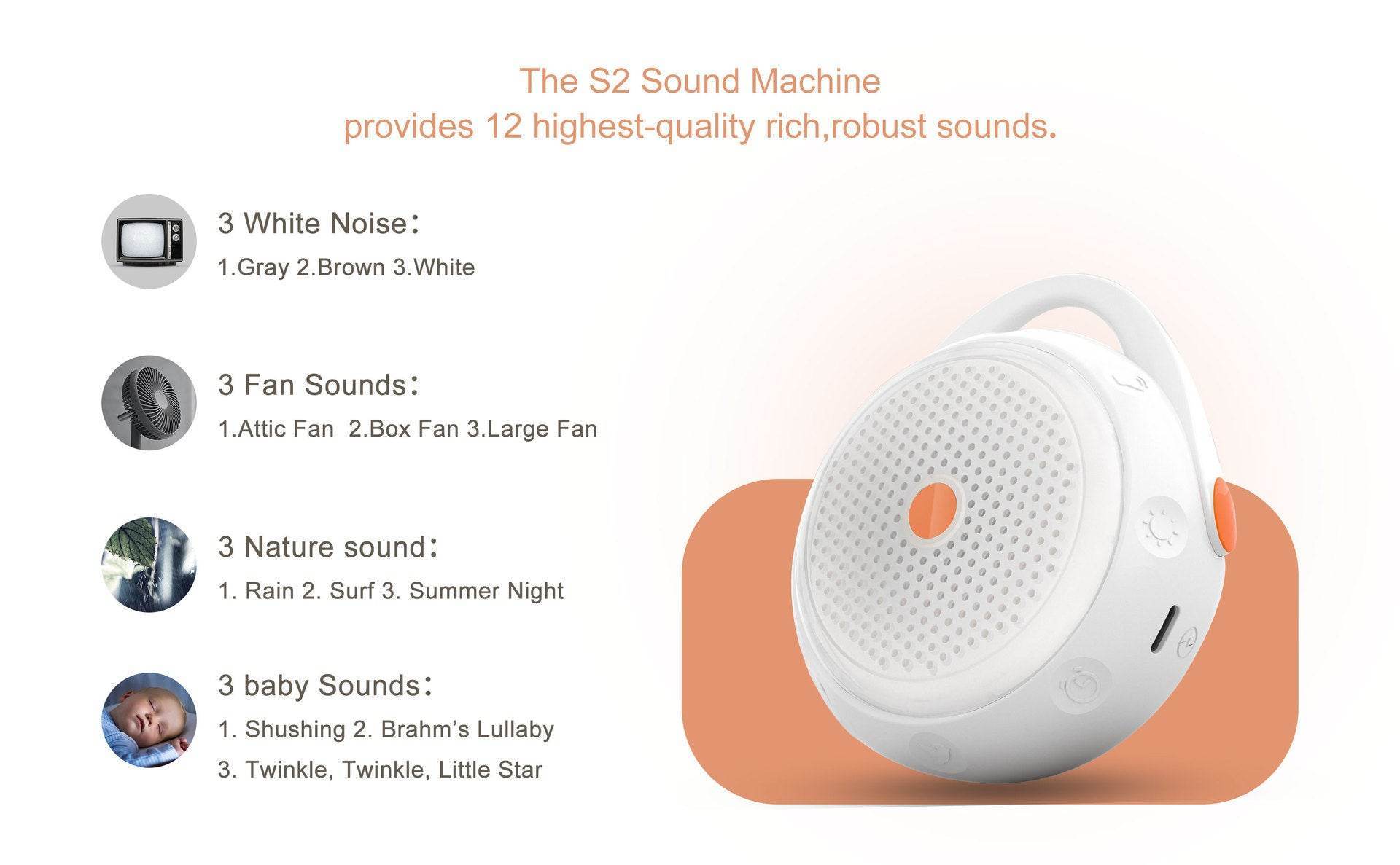 Portable White Noise Sleep Aid - Farazirra