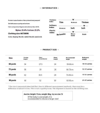 Light & Soft Bamboo Baby Jumpsuit