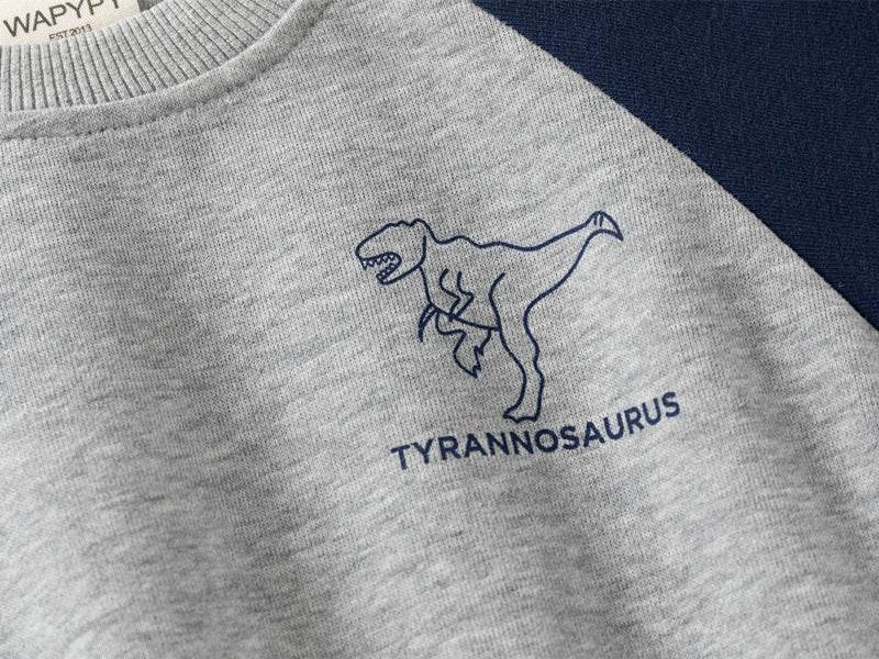 Boys’ Dinosaur Print 2-Piece Set - Farazirra