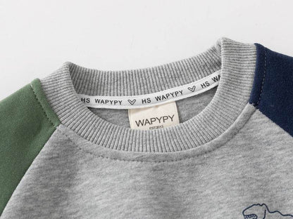 Boys’ Dinosaur Print 2-Piece Set - Farazirra