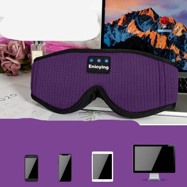 3D Wireless 5.2 Bluetooth Music Eye Mask Stereo Shading - Farazirra