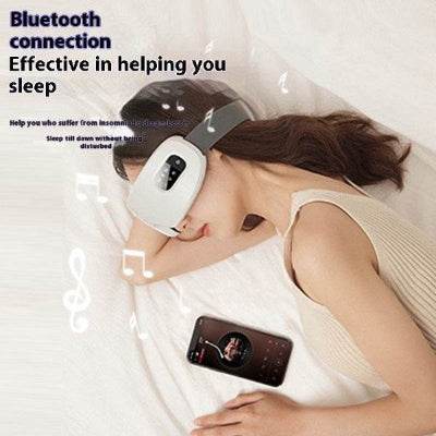 Bluetooth Music Hot Compress Eye Mask Massager - Farazirra